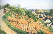 Camille Pissarro Pang plans scenery Schwarz oil painting artist
